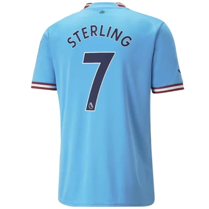 Günstige Manchester City Raheem Sterling 7 Heimtrikot 2022-23