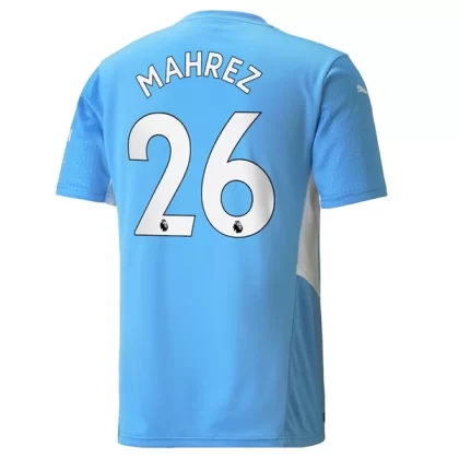 Günstige Manchester City Riyad Mahrez 26 Heimtrikot 2021-22