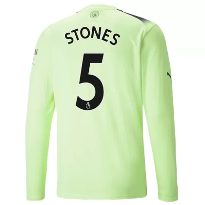 Günstige Manchester City Stones 5 Langarm 3. Ausweichtrikot 2022-23