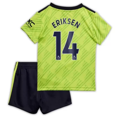 Günstige Manchester United Christian Eriksen 14 Kinder Ausweich Trikotsatz 2022-23