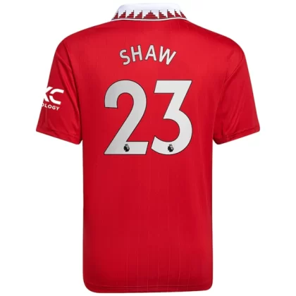 Günstige Manchester United Shaw 23 Heimtrikot 2022-23
