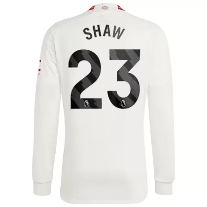 Günstige Manchester United Shaw 23 Langarm 3. Ausweichtrikot 2023/24