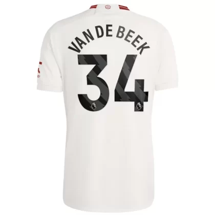 Günstige Manchester United Van De Beek 34 3. Ausweichtrikot 2023/24