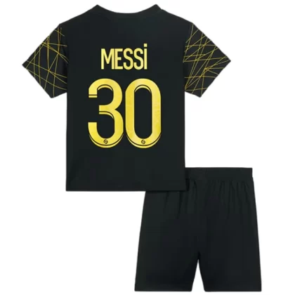 Günstige Paris Saint Germain PSG Lionel Messi 30 Fourth Kinder Heim Trikotsatz 2022-23