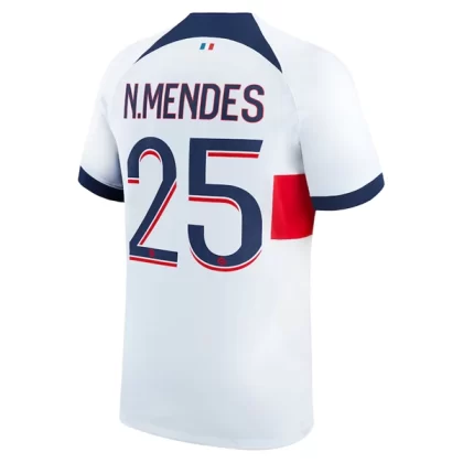 Günstige Paris Saint Germain PSG N.Mendes 25 Auswärtstrikot 2023/24