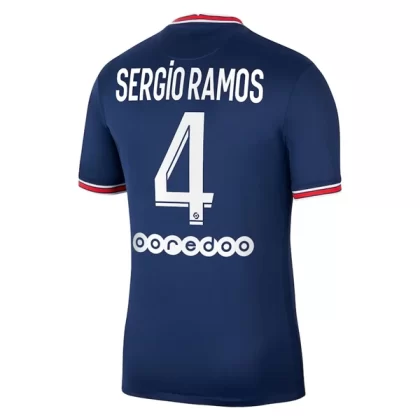 Günstige Paris Saint Germain PSG Sergio Ramos 4 Heimtrikot 2021-22