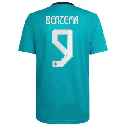 Günstige Real Madrid Karim Benzema 9 3. Ausweichtrikot 2021-22