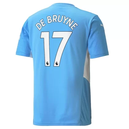 Manchester City Fußballtrikots 2021-22 Kevin De Bruyne 17 Heimtrikot