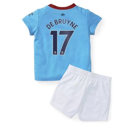 Manchester City Kevin De Bruyne 17 Heimtrikot Kit Kinder 2022-23