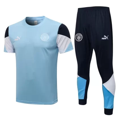 Manchester City Trainingsshirts 2022-23 – Hellblau