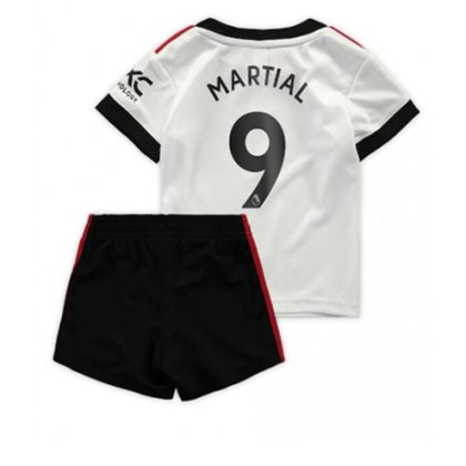 Manchester United Martial 9 Auswärtstrikot Kit Kinder 2022-23