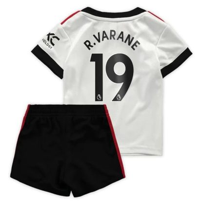 Manchester United R. Varane 19 Auswärtstrikot Kit Kinder 2022-23