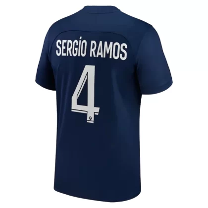 Paris Saint Germain PSG Fußballtrikots 2022-23 Sergio Ramos 4 Heimtrikot