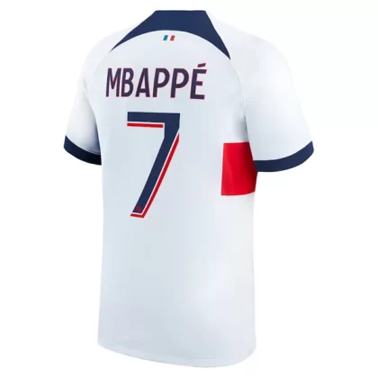 Paris Saint Germain PSG Fußballtrikots 2023-24 Kylian Mbappé 7 Auswärtstrikot
